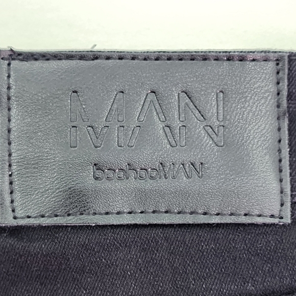 Boohoo Men's True Black Skinny Stretch Jean - 36R - Picture 5 of 9